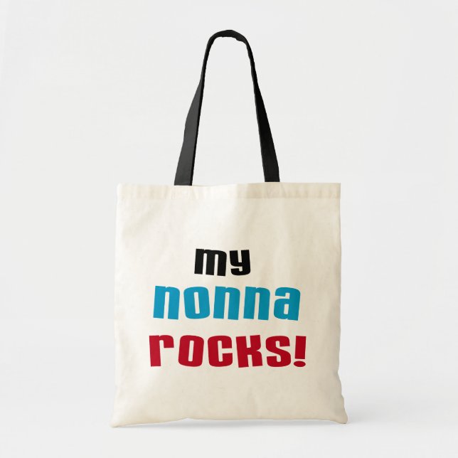 Mina Nonna Sten T-shirts och presenter Tygkasse (Framsidan)
