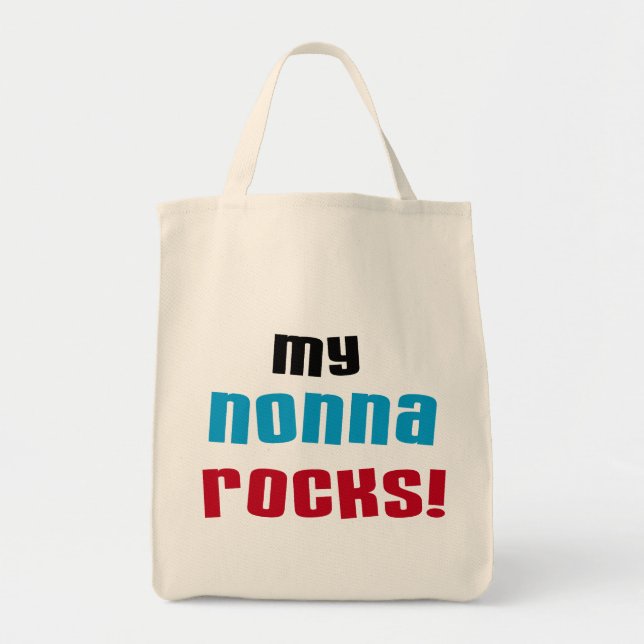Mina Nonna Sten T-shirts och presenter Tygkasse (Framsidan)
