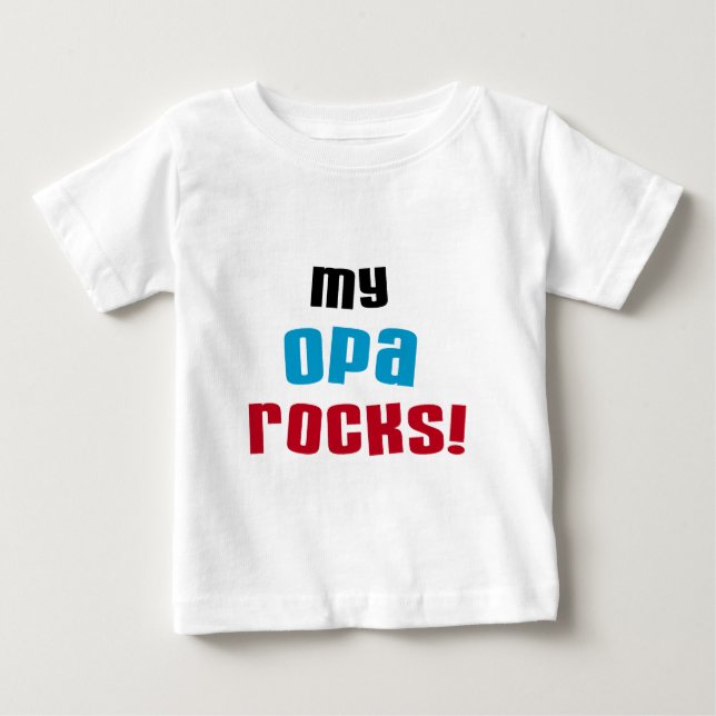 Mina Opa Sten T-shirts och presenter (Framsida)