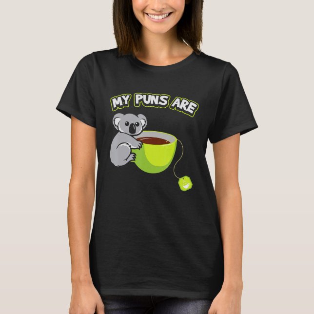 Mina ordlekar är Koala Te T-shirt T- Söt Rolig (Framsida)