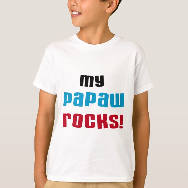 Mina Papaw Sten T-shirts och presenter (Framsida)