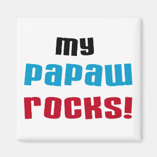 Mina Papaw Sten T-shirts och presenter Magnet