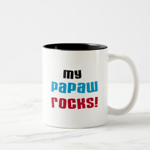 Mina Papaw Sten T-shirts och presenter Två-Tonad Mugg