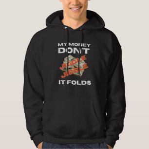 Mina pengar Jiggle Jiggle det mappar Trendig Meme Hoodie