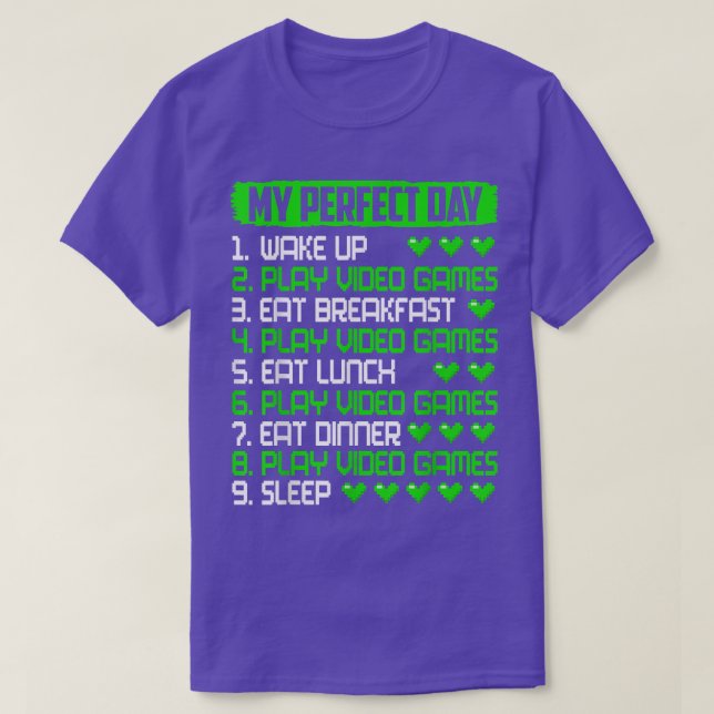 Mina Perfekt Video Games - Lönsamma videospel Kärl T Shirt (Design framsida)