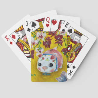 Mina Piggy Bank-grisen-Classic-spelkort Casinokort