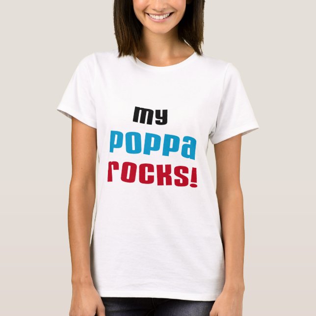 Mina Poppa Sten Tshirts och presenter (Framsida)