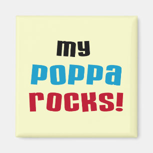 Mina Poppa Sten Tshirts och presenter Magnet