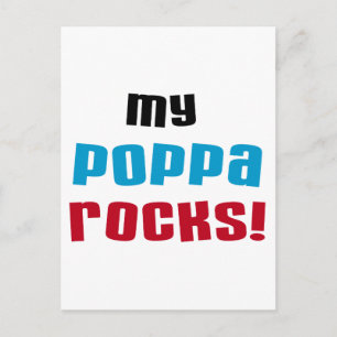 Mina Poppa Sten Tshirts och presenter Vykort