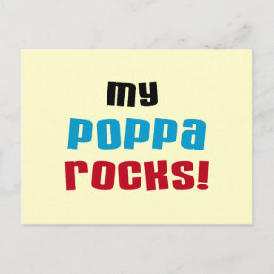 Mina Poppa Sten Tshirts och presenter Vykort