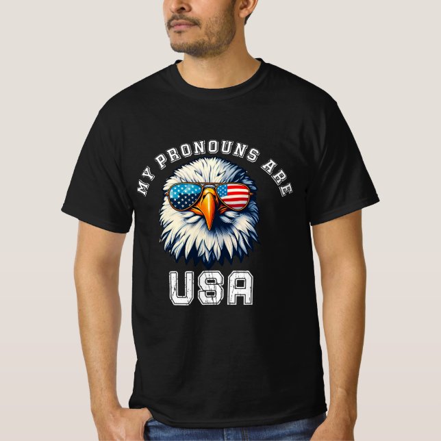 Mina pronomen är USA T Shirt (Framsida)