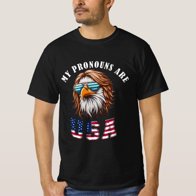 Mina pronomen är USA T Shirt (Framsida)