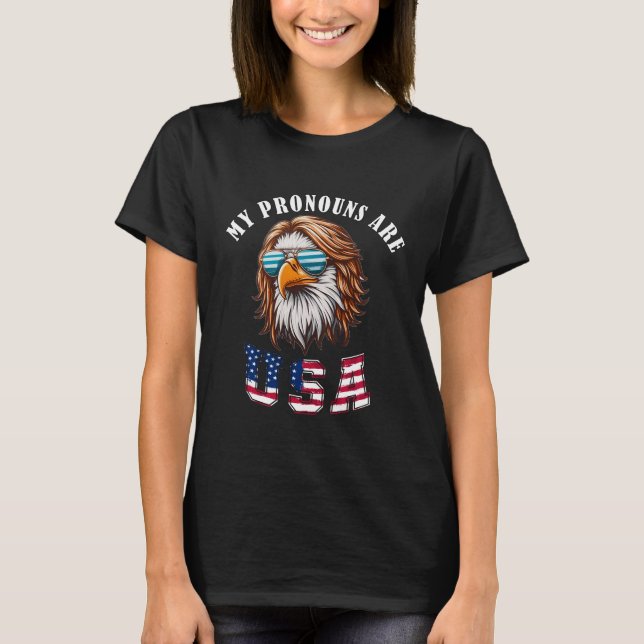 Mina pronomen är USA T Shirt (Framsida)