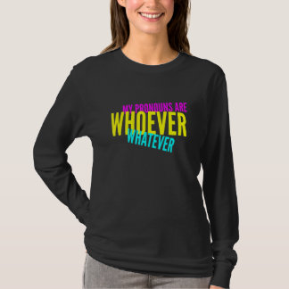 Mina pronouns är det Spelar ingen roll könsneutral T Shirt