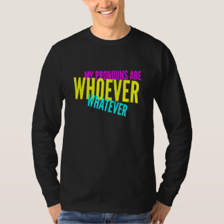 Mina pronouns är det Spelar ingen roll könsneutral T Shirt
