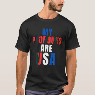 Mina pronouns är USA.. Vi folk 4 juli i Manar T Shirt