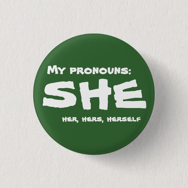 Mina pronouns knapp (Framsida)