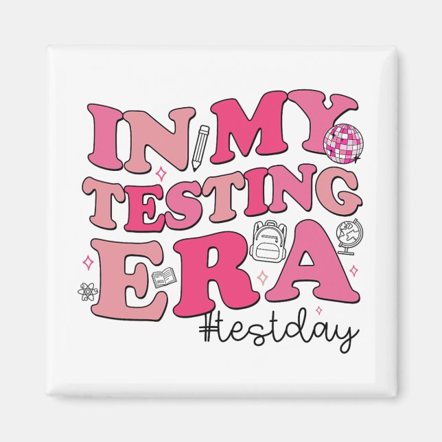 Mina provtidslärare Student Sten vid testprovet Magnet (Framsidan)