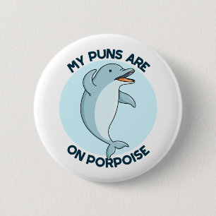 Mina pungar ligger på porpoise, en fin, dvs. knapp