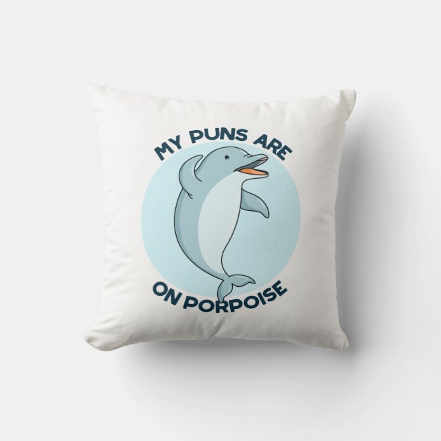 Mina pungar ligger på porpoise, en fin, dvs. kudde (Framsida)