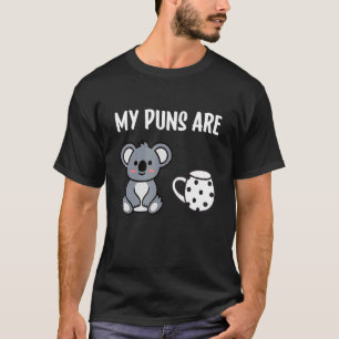 Mina puns är Koala Tea Pun Koala Bear Animal T Shirt