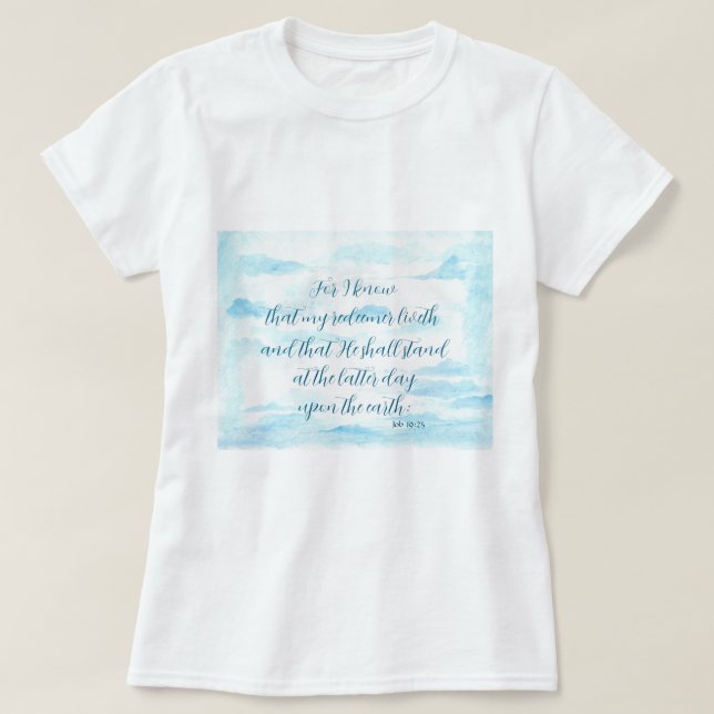 Mina Redeemer Lives T Shirt (Design framsida)