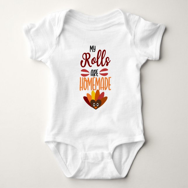 Mina roller är hemgjorda/Thanksgiving T Shirt (Framsida)