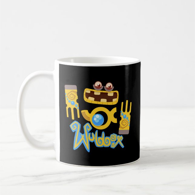 Mina sångmonster, Wubbox Blue Small Kaffemugg (Vänster)