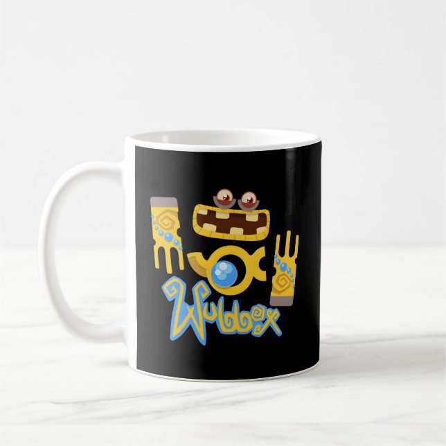 Mina sångmonster, Wubbox Blue Small Kaffemugg (Vänster)