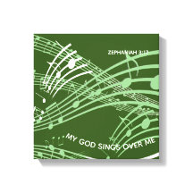 Mina Sjungor över mig Zephaniah 3:17 Grönt Music