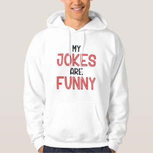Mina skämt är roligt Hoodie