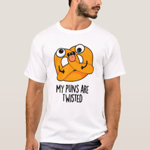 Mina skämt är Twisted Rolig Pretzel Skämt T Shirt