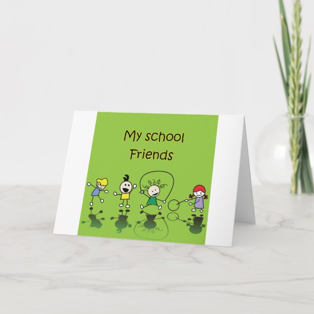 Mina skolvänner kort (Framsida)