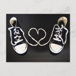 Mina skor i kärlek vykort