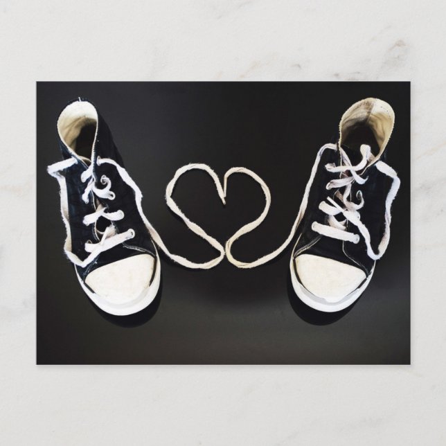 Mina skor i kärlek vykort (Framsida)