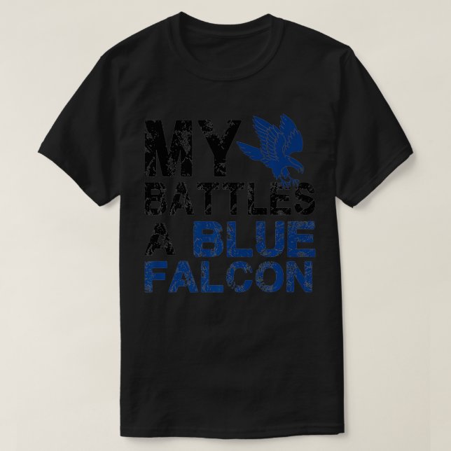 Mina slag A Blue Falcon Premium T Shirt (Design framsida)