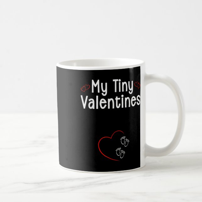 Mina små Valentineser Twillingar Baby Gravid Kaffemugg (Höger)