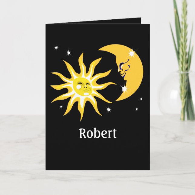 Mina Sol, Måne och alla mina stjärnor Alla hjärthj Kort (Framsida)