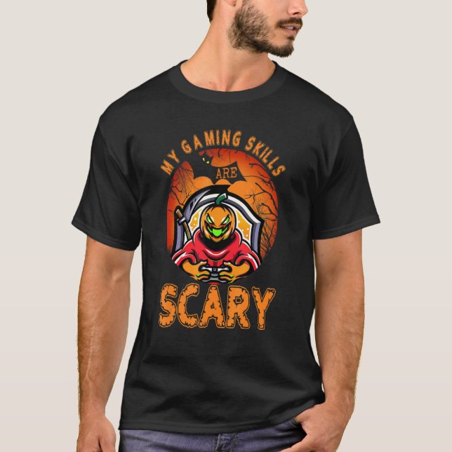 Mina spelkunskaper är skymda mot Lantern Halloween T Shirt (Framsida)
