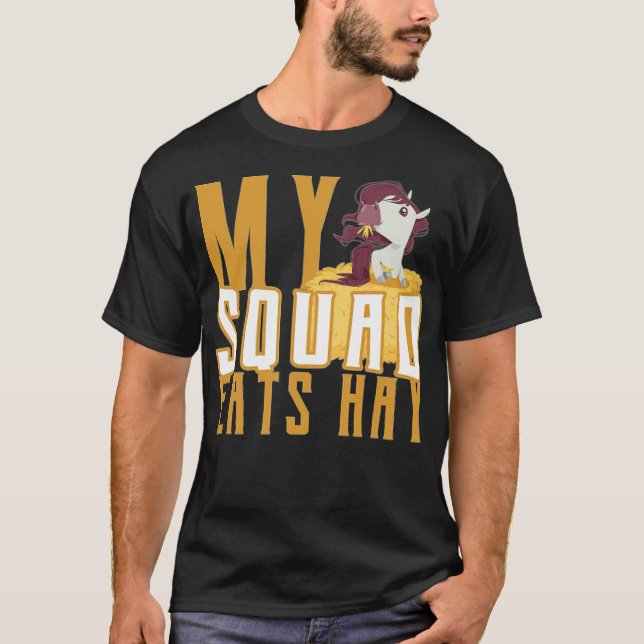 Mina Squad Eats lustiga djur - T Shirt (Framsida)