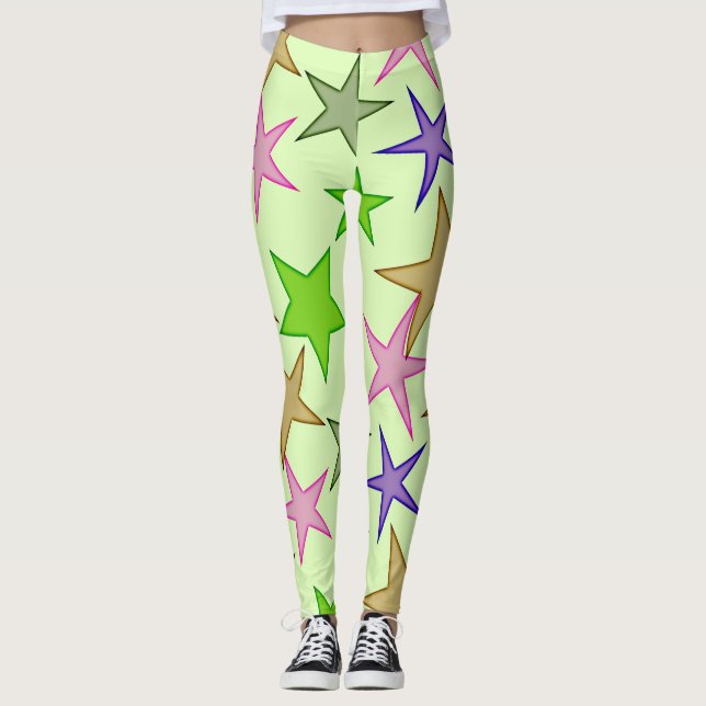 Mina stjärnor leggings (Framsida)