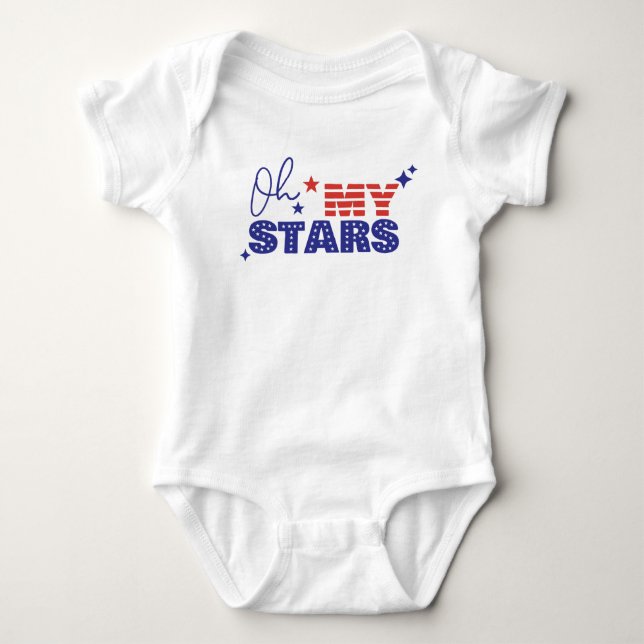 Mina stjärnor, US flagga T Shirt (Framsida)