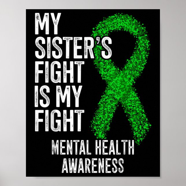 Mina systrar kämpar om min kamp för psykisk hälsa poster (Framsidan)