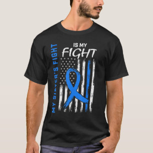 Mina systrars kamp är min Flagga Diabetes Awarene T Shirt