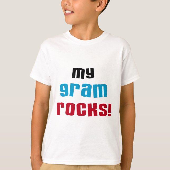 Mina T-tröjor och presenter från Gram Sten T-shirt (Framsida)