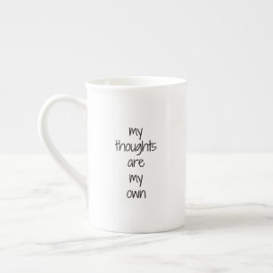Mina tankar Specialty Mugg Benporslin Mugg