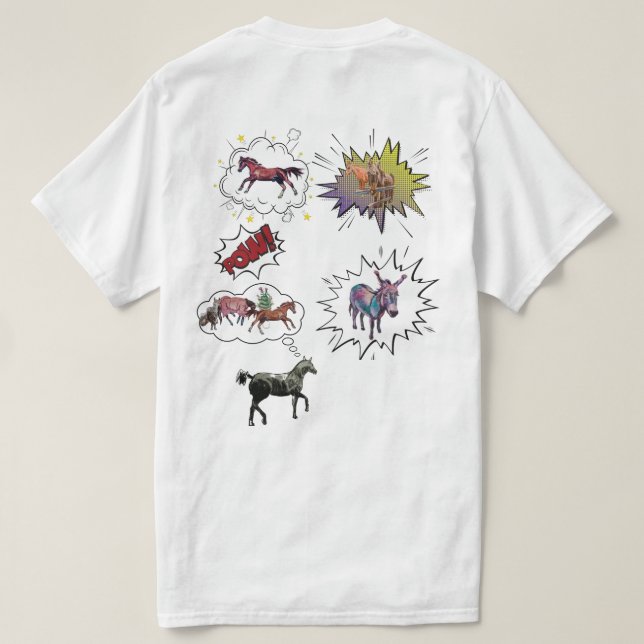 mina tecknader t shirt (Design baksida)