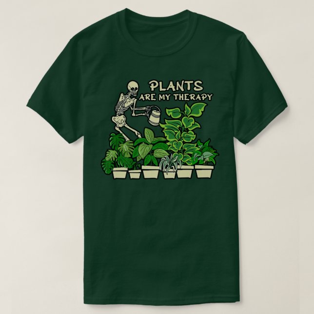 Mina terapeutiska Gard är att skeletonens våtmarke T Shirt (Design framsida)