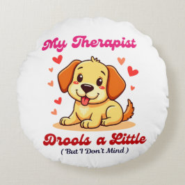 Mina terapidrooler.. rund kudde