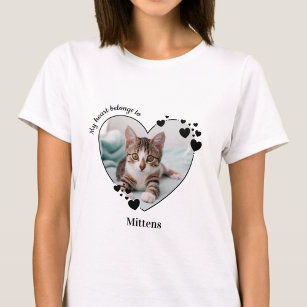 Mina Tillhör att klä Lover Pet Photo T-Shirt